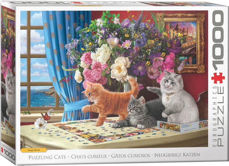PFG Puzzling Cats (1000pcs) (Usage/Used - PUZZLES FOR GOOD)