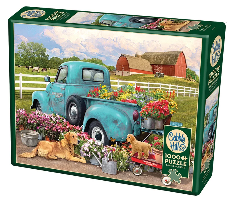 PFG Flower Truck, Greg Giordano (1000pcs) (Usage/Used - PUZZLES FOR GOOD)
