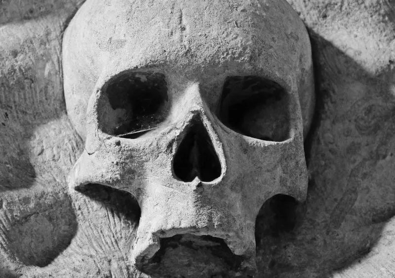 69300 Hintergründe - Totenkopf Puzzle