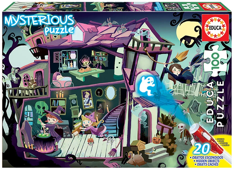 PFG Mysterious - Ghost House (100pcs) (Usage/Used - PUZZLES FOR GOOD)