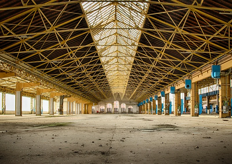 68540 Industrie - alte Lagerhalle Puzzle