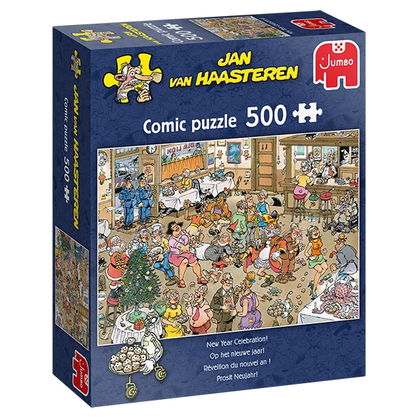 PFG New Year Celebration! / Réveillon du nouvel an! JVH (500pcs) (Usage/Used - PUZZLES FOR GOOD)