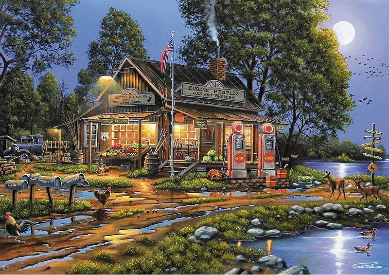 PFG Americana Collection: Eugene's Gas and Grocery (Usage/Used - PUZZLES FOR GOOD)