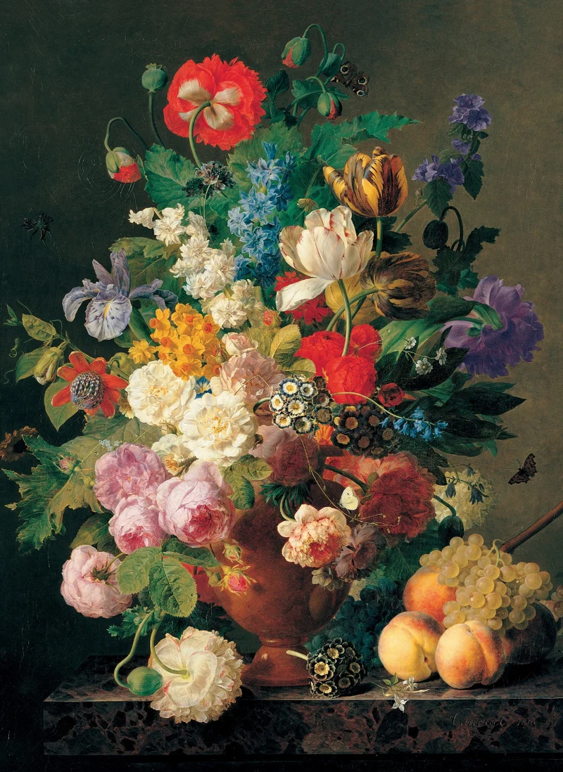 PFG Museum Collection - Bowl of Flowers, Jan Frans Van Dael (Usage/Used - PUZZLES FOR GOOD)