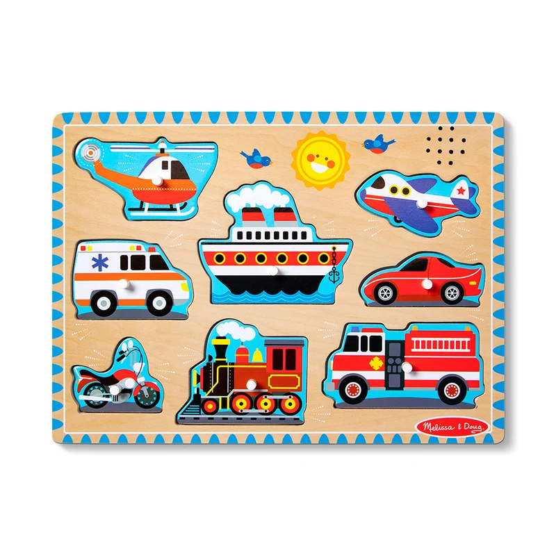 Melissa & Doug Vehicles Song Tray