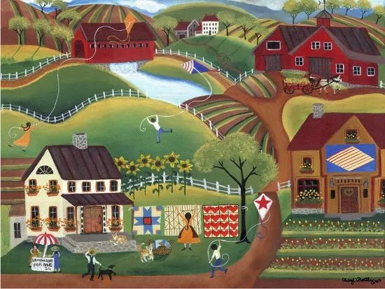 PFG Town & Country - Kites, Quilts and Lemonade (Usage/Used - PUZZLES FOR GOOD)