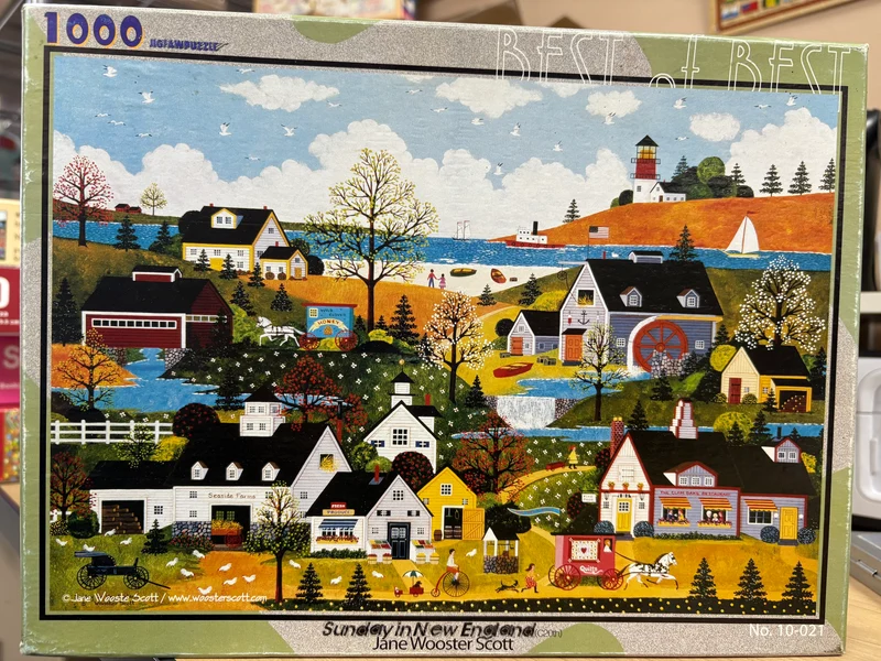 PFG Sunday in New England (1000pcs) (Usage/Used - PUZZLES FOR GOOD)
