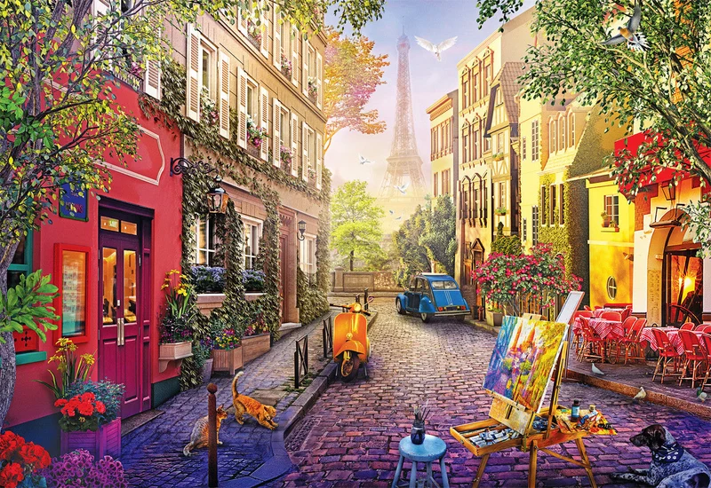 PFG Paris Morning (2000pcs) (Usage/Used - PUZZLES FOR GOOD)