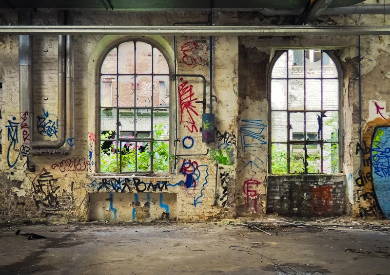 68581 Gebäude - Graffiti Puzzle