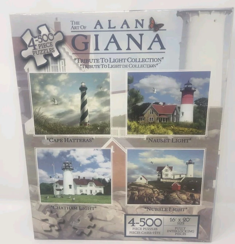PFG Alan Giana Tribute to Light Collection - 4 x 500pcs (Usage/Used - PUZZLES FOR GOOD)
