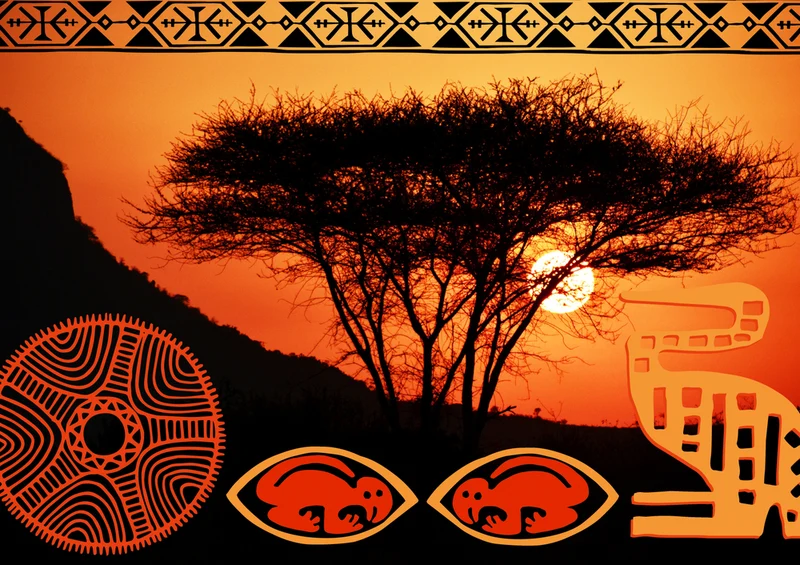 82751 Hintergründe - Afrika Puzzle