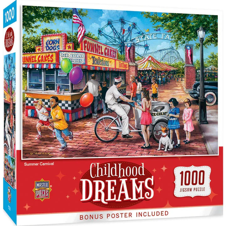 PFG Childhood Dreams - Summer Carnival (1000pcs) (Usage/Used - PUZZLES FOR GOOD)