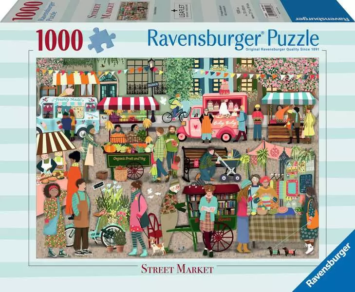 PFG Ravensburger Street Market (1000pcs) (Usage/Used - PUZZLES FOR GOOD)