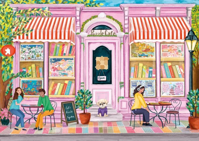 PFG Puzzle Cafe (1000pcs) (Usage/Used - PUZZLES FOR GOOD)