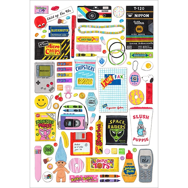 PFG In The 90's (1000pcs) (Usage/Used - PUZZLES FOR GOOD)