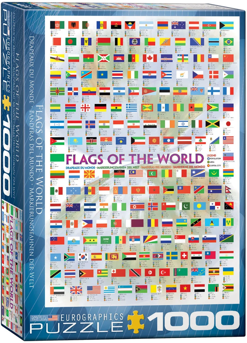 PFG Flags of the World (Usage/Used - PUZZLES FOR GOOD)