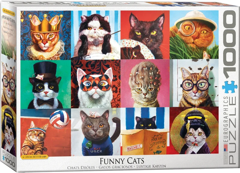 PFG Funny Cats, Lucia Heffernan (Usage/Used - PUZZLES FOR GOOD)