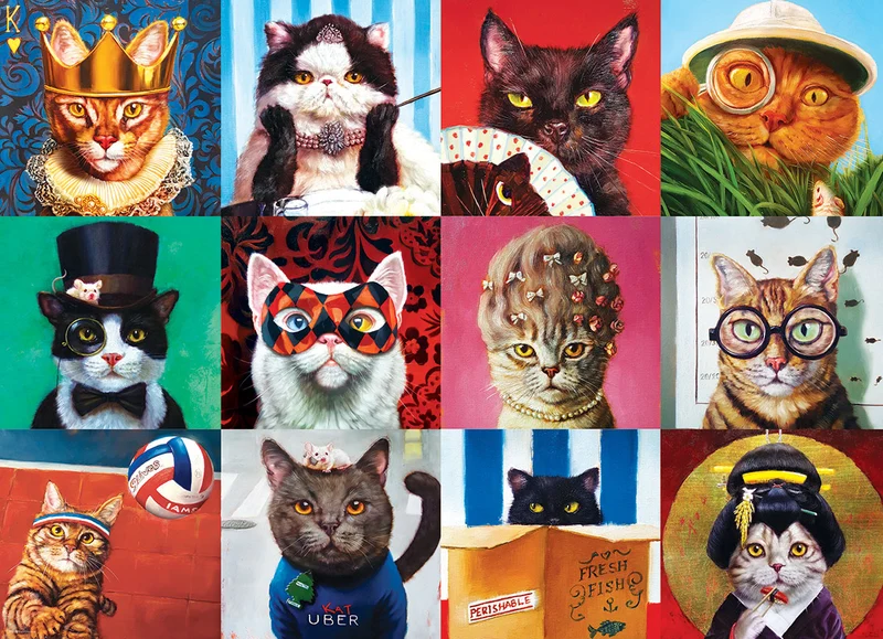 PFG Funny Cats, Lucia Heffernan (Usage/Used - PUZZLES FOR GOOD)