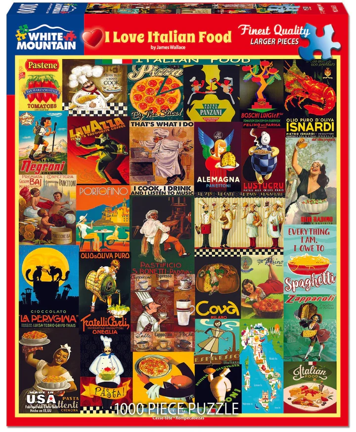 PFG I Love Italian Food! James Wallace (Usage/Used - PUZZLES FOR GOOD)