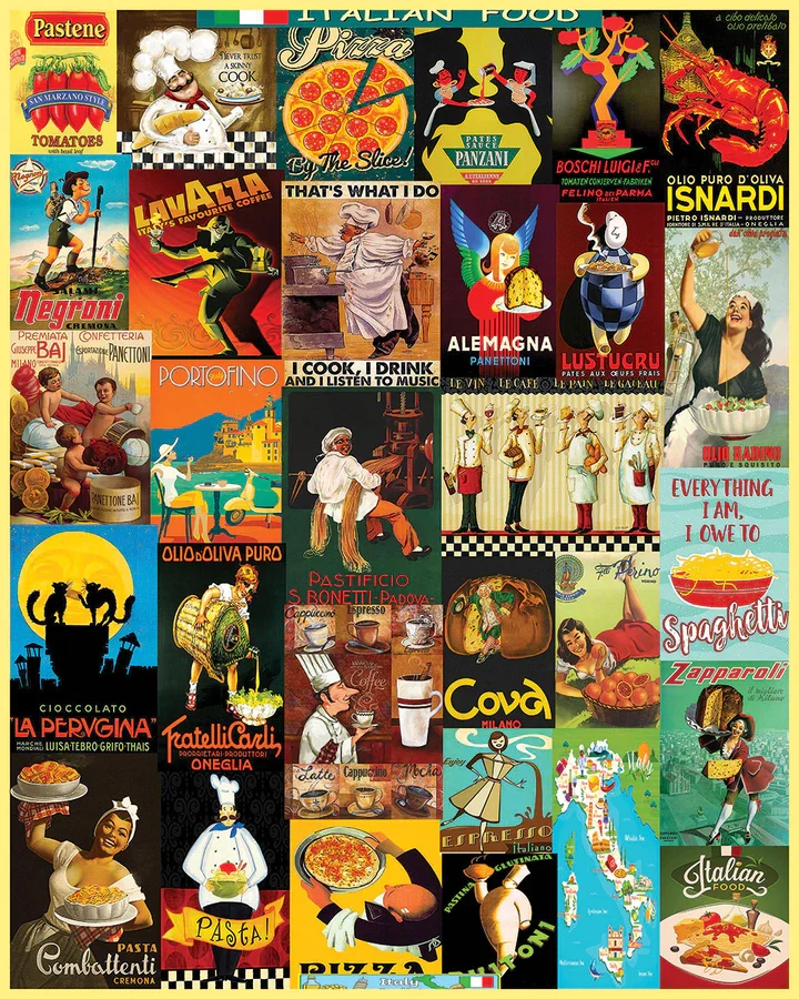 PFG I Love Italian Food! James Wallace (Usage/Used - PUZZLES FOR GOOD)