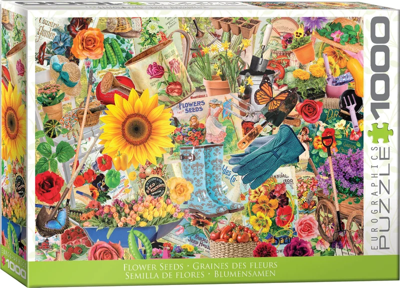 PFG Flower Seeds, Lars Stewart (1000pcs) (Usage/Used - PUZZLES FOR GOOD)