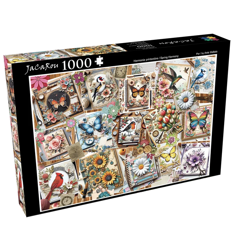 PFG Harmonie Printaniere / Spring Harmony, Anie Maltais (1000pcs) (Usage/Used - PUZZLES FOR GOOD)