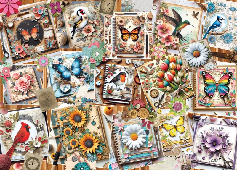 PFG Harmonie Printaniere / Spring Harmony, Anie Maltais (1000pcs) (Usage/Used - PUZZLES FOR GOOD)