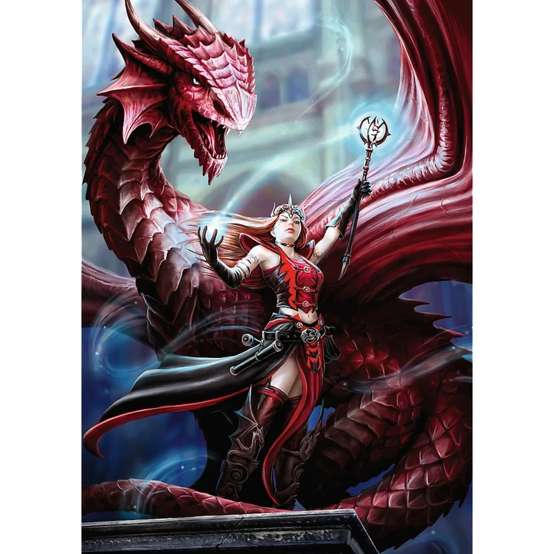 Fantasy Collection - Scarlet Mage, Anne Stokes (1000pcs)