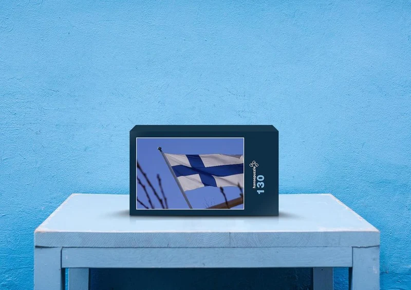 69882 Hintergründe - Flagge von Finnland Puzzle