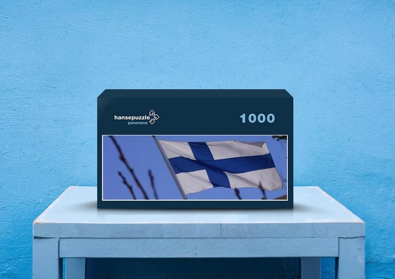 69882 Hintergründe - Flagge von Finnland Puzzle