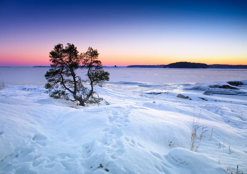 70273 Natur - Schneelandschaft Puzzle