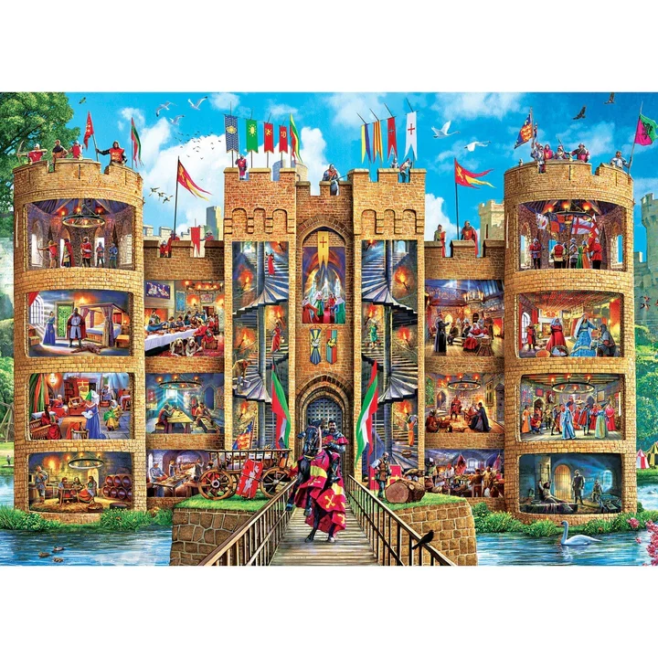 Inside Out - Medieval Castle, Steve Crisp (1000pcs)