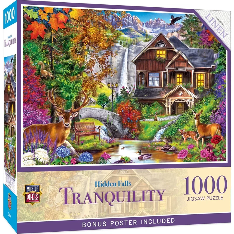 Tranquility - Hidden Falls Cottage, P.D. Moreno (1000pcs)