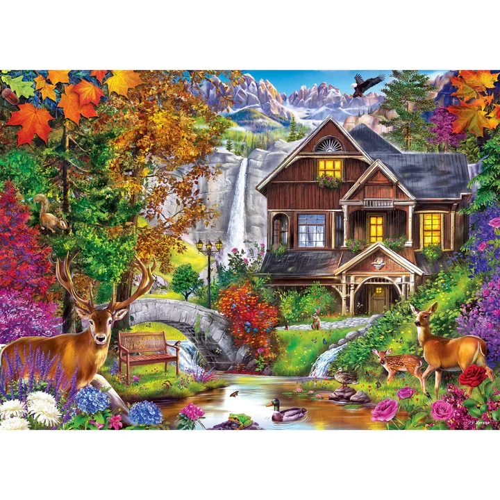 Tranquility - Hidden Falls Cottage, P.D. Moreno (1000pcs)