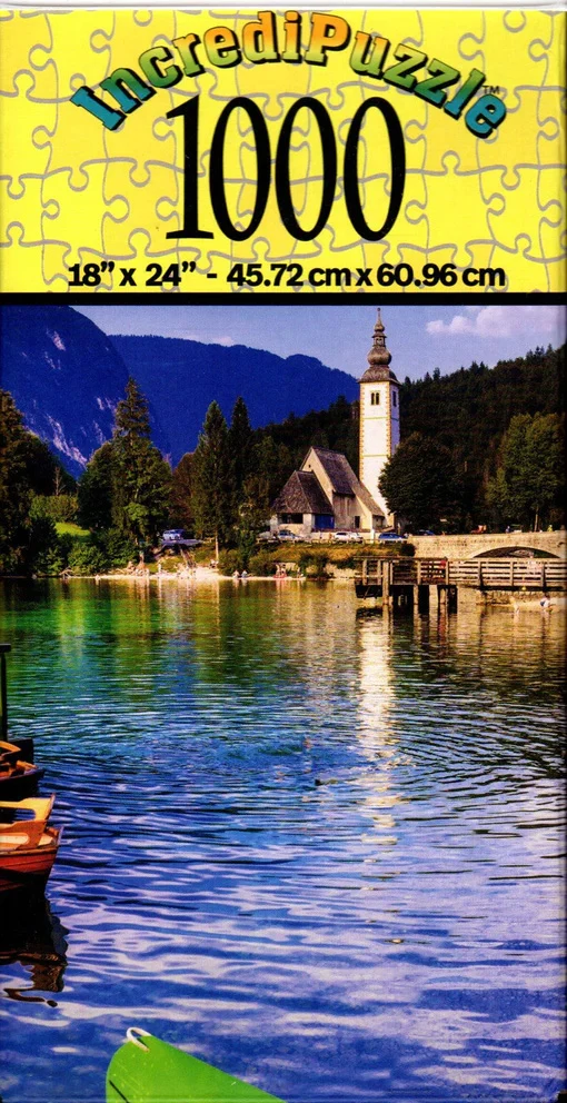 PFG Incredipuzzle - Lake Bohinj (1000pcs) (Usage/Used - PUZZLES FOR GOOD)