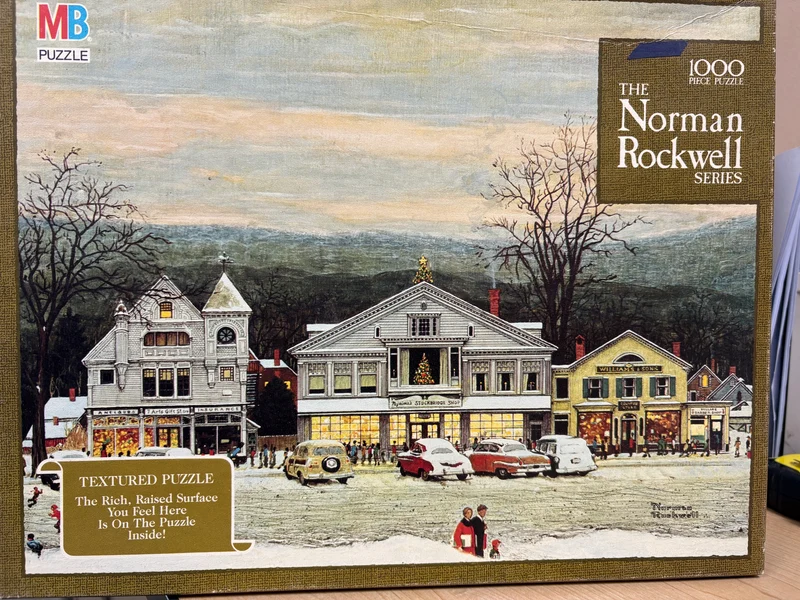 PFG Norman Rockwell - Main Street Stockbridge (Usage/Used - PUZZLES FOR GOOD)