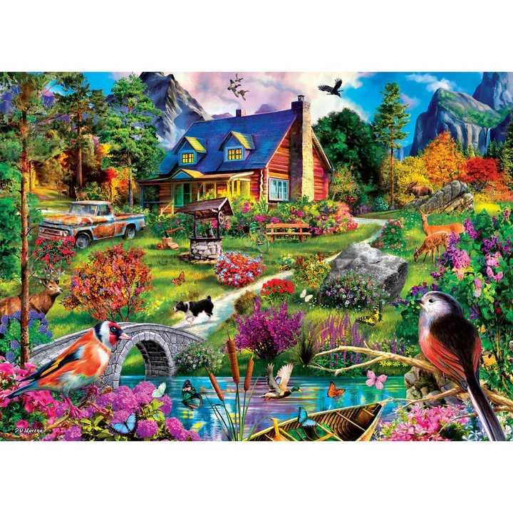 Tranquility - Hillside Cottage, P.D. Moreno (1000pcs)