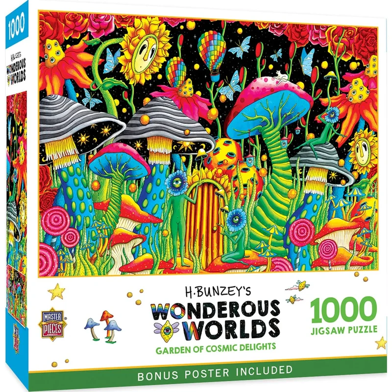 Wonderous Worlds - Garden of Cosmic Delight, Hannah Bunzey (1000pcs)