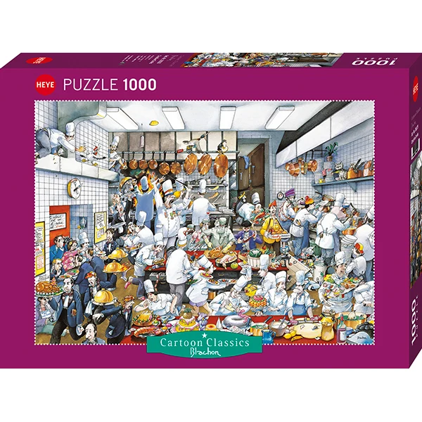 PFG Cartoon Classics - Creative Cooks, Blanchon (1000pcs) (Usage/Used - PUZZLES FOR GOOD)