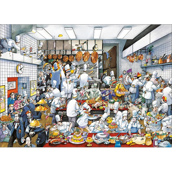 PFG Cartoon Classics - Creative Cooks, Blanchon (1000pcs) (Usage/Used - PUZZLES FOR GOOD)