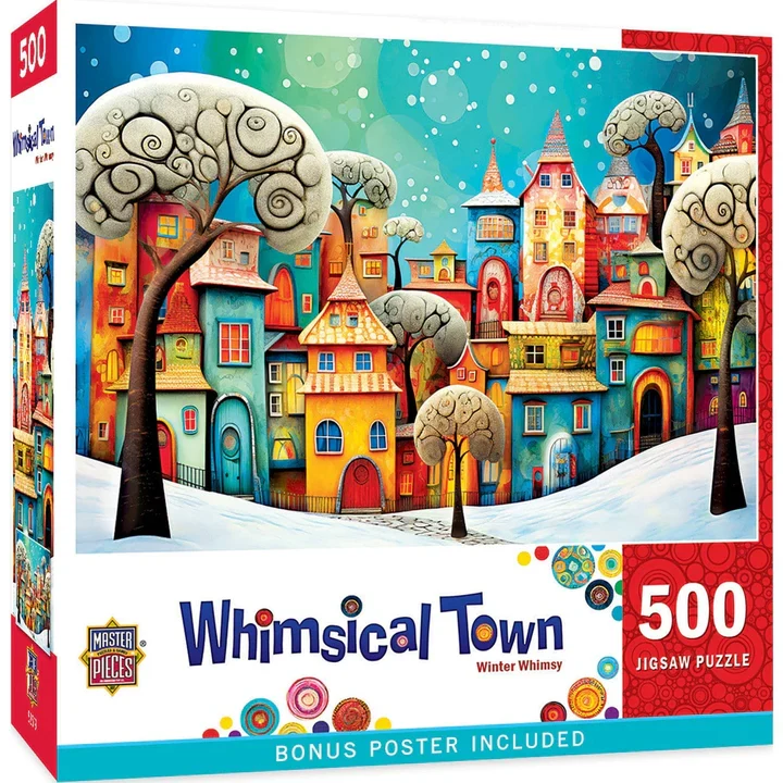 Whimsical Town - Winter Whimsy, Peggy Collins (500pcs)