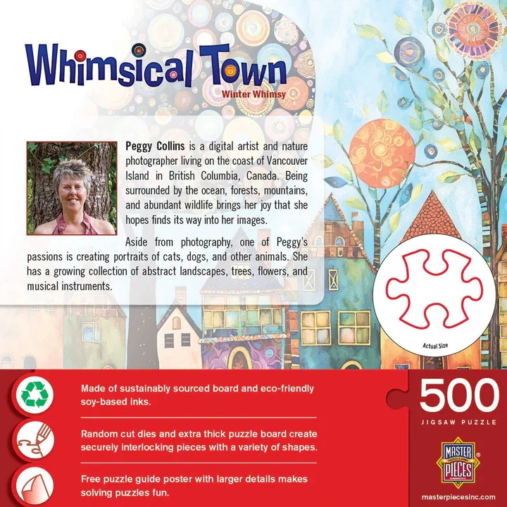 Whimsical Town - Winter Whimsy, Peggy Collins (500pcs)
