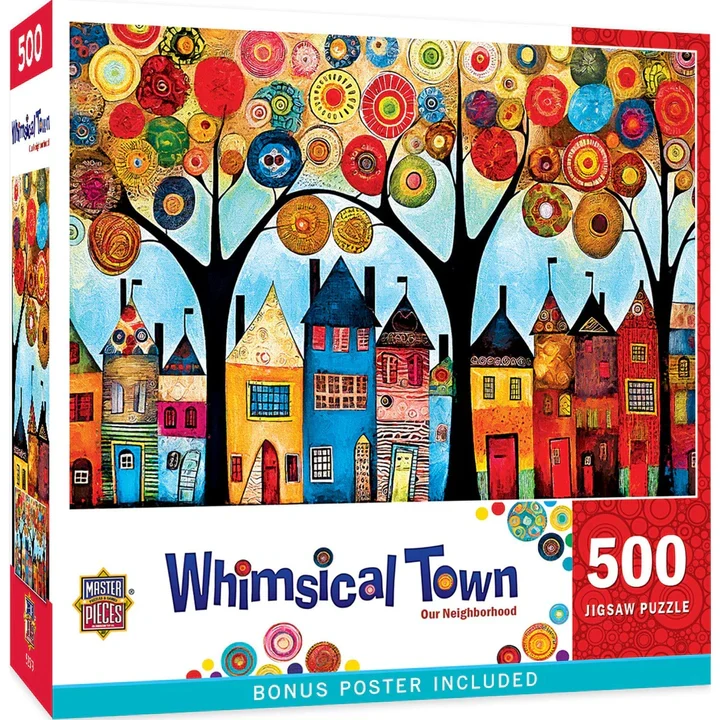 Whimsical Town - Our Neighborhood, Peggy Collins (500pcs)