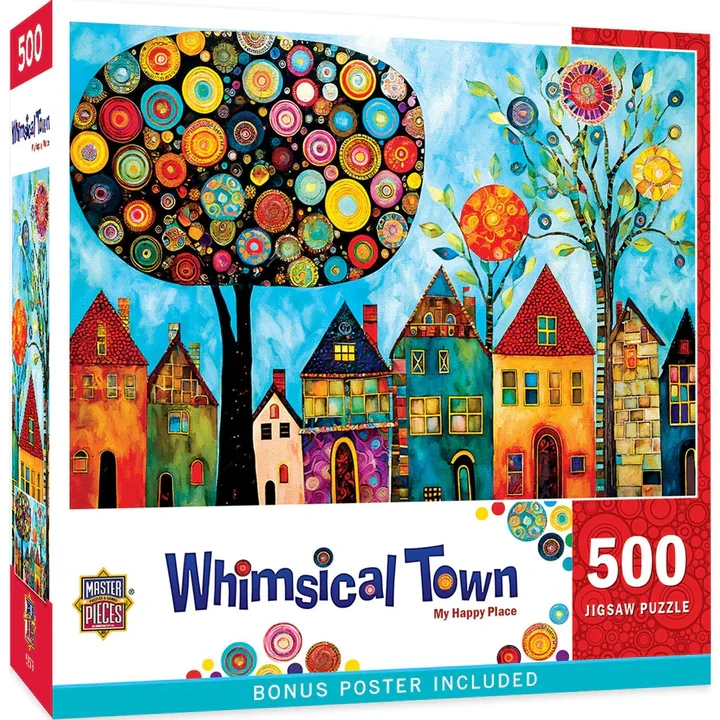 Whimsical Town - My Happy Place, Peggy Collins (500pcs)