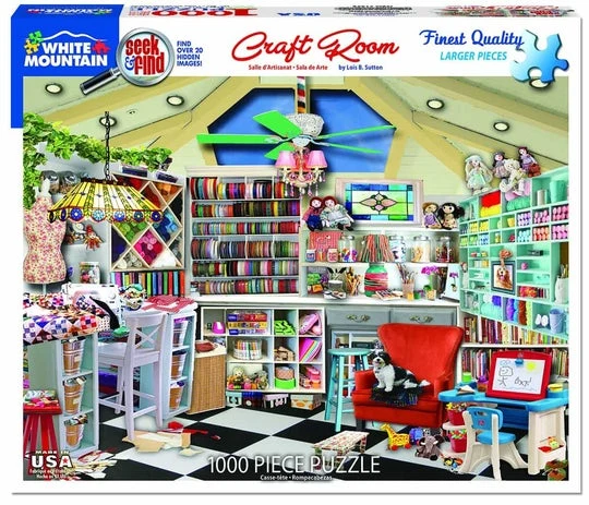 PFG Seek & Find: Craft Room, Lois B. Sutton (Usage/Used - PUZZLES FOR GOOD)