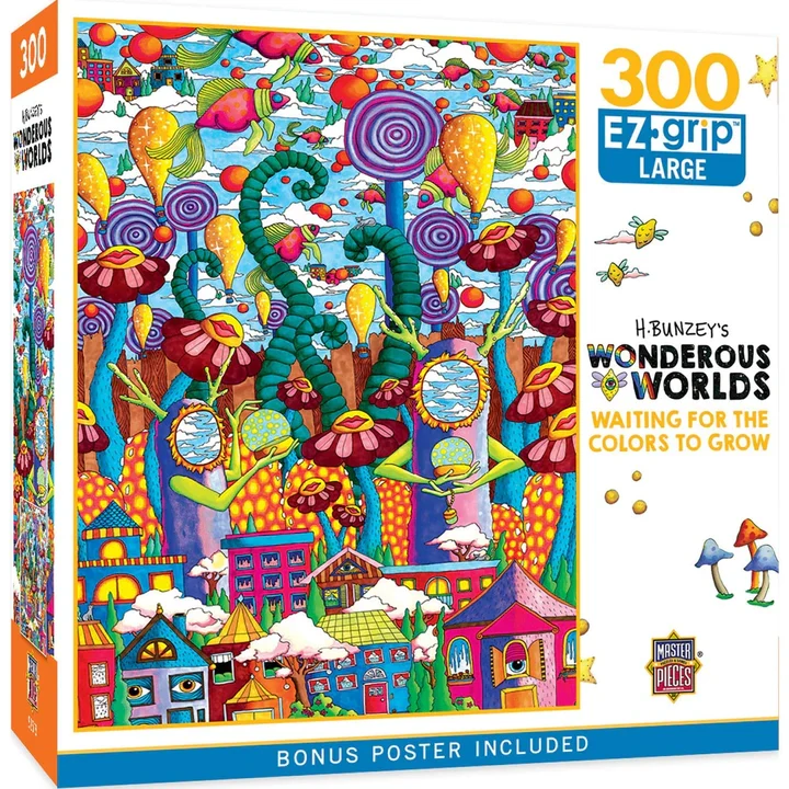 Wonderous Worlds - Waiting for the Colors to Grow, Hannah Bunzey (300pcs) (EZ Grip)