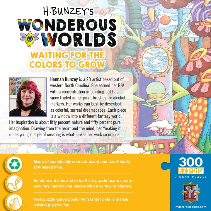 Wonderous Worlds - Waiting for the Colors to Grow, Hannah Bunzey (300pcs) (EZ Grip)