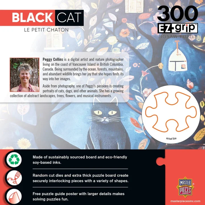 Black Cats - Le Petit Chaton, Peggy Collins (300pcs) (EZ Grip)