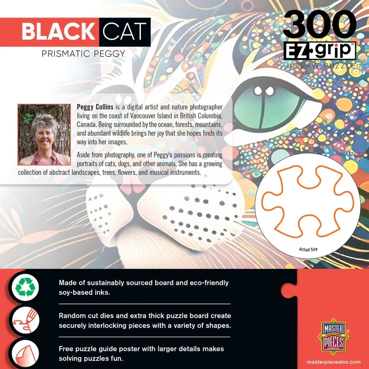 Black Cats - Prismatic Peggy, Peggy Collins (300pcs) (EZ Grip)