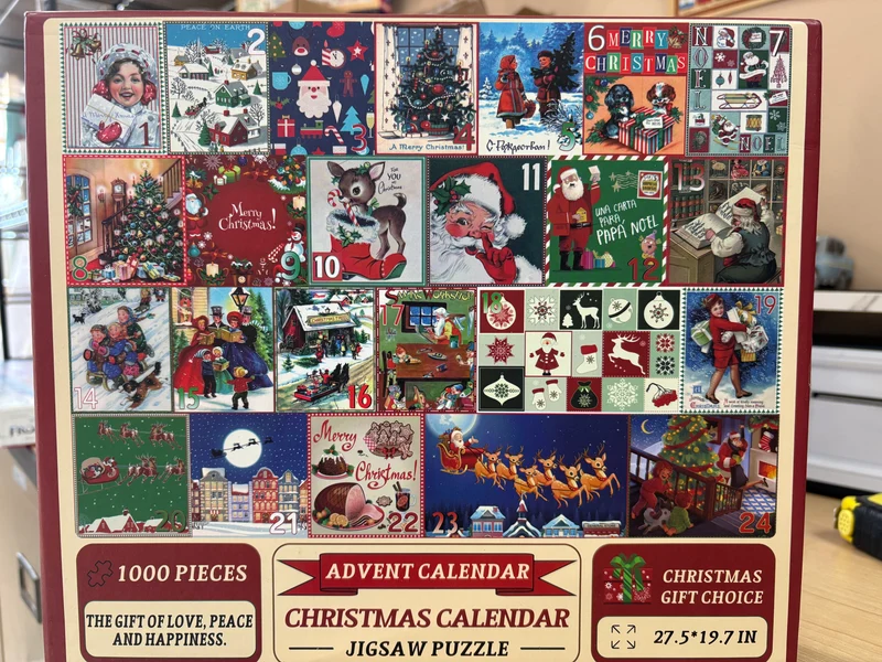 PFG Advent Calendar - The Gift of Love, Peace and Happiness (Usage/Used - PUZZLES FOR GOOD)